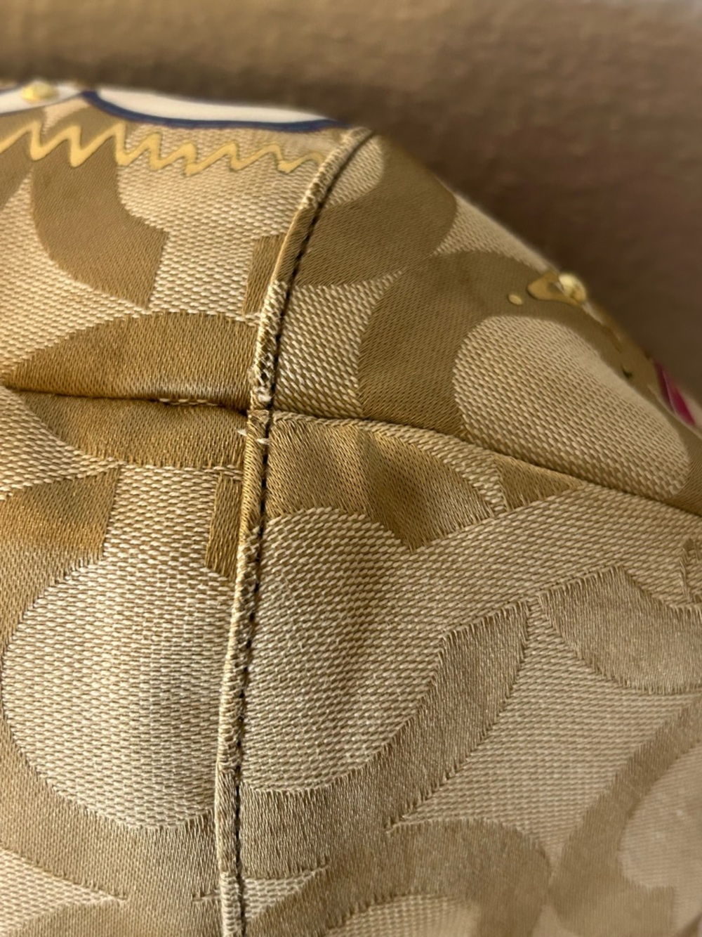 COACH Poppy Multicolor Signature Hobo Bag - Picture 15 of 16